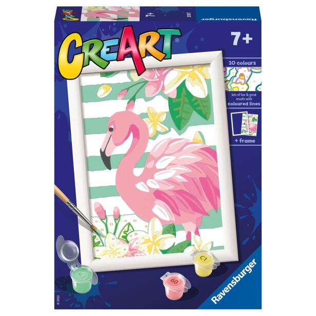 Ravensburger CreArt Růžový plameňák