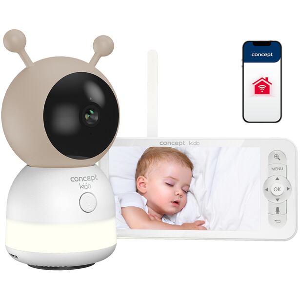 KD4010 Dětská chůvička s kamerou SMART KIDO