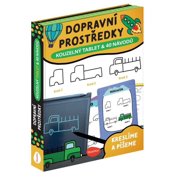 Dopravní prostředky - Kouzelný tablet & 40 návodů