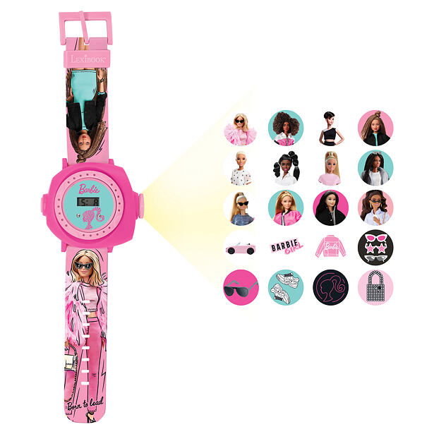 Lexibook Digitální promítací hodinky Barbie