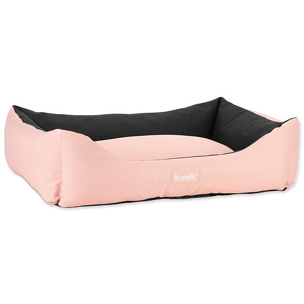 Pelíšek SCRUFFS Expedition Box Bed Rose Quartz XL 90 x 70 cm