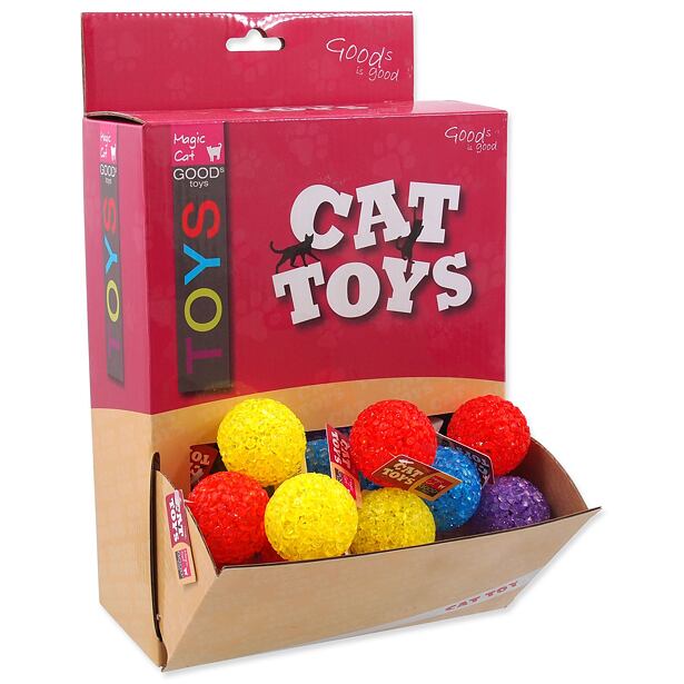 Hračky MAGIC CAT míček plastový 3,8 cm 50 ks