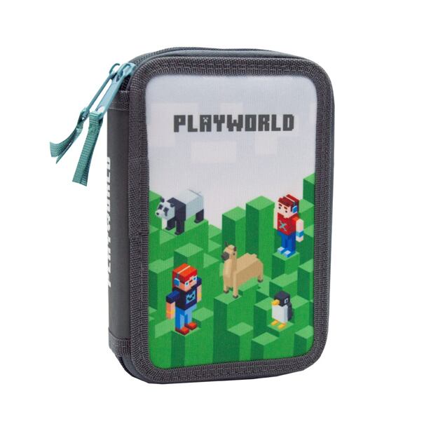 Oxybag Penál 2 patrový prázdný Playworld