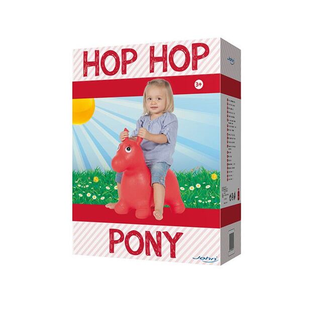 1559026 Hopsadlo ponny, červené 55x50cm - poškozený obal