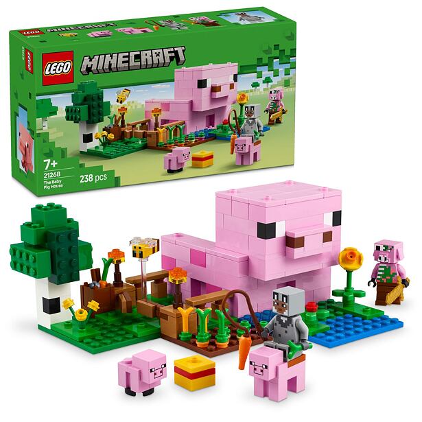 LEGO® Minecraft® 21268 Domček Prasiatka