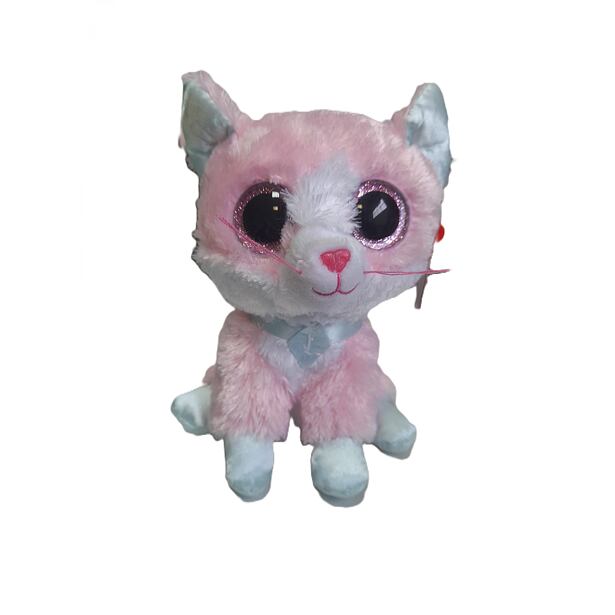 Meteor TY Beanie Boos FIONA - růžová kočka, 15 cm (3)