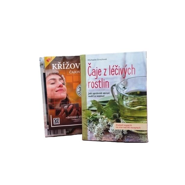 Balíček Čaje z léčivých rostlin + křížovky s tužkou