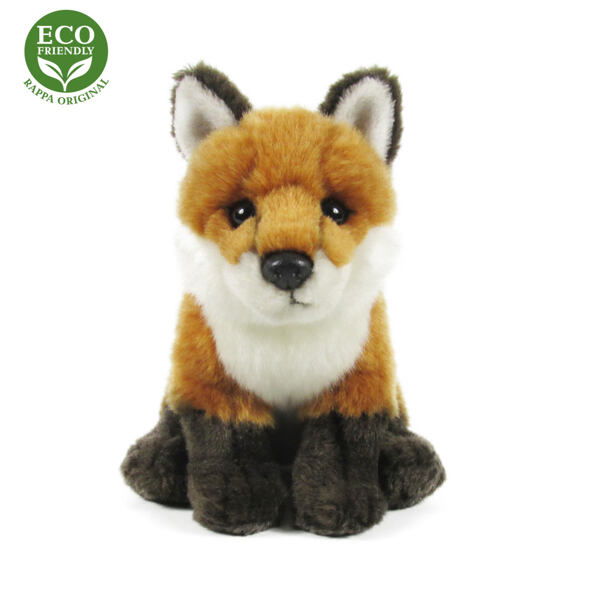Rappa Plyšová liška sedící 18 cm ECO-FRIENDLY