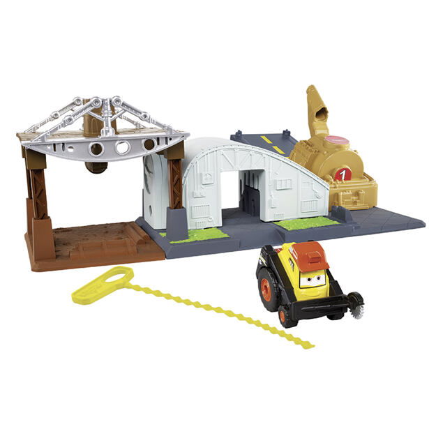 Mattel Planes set s natahovacím lankem
