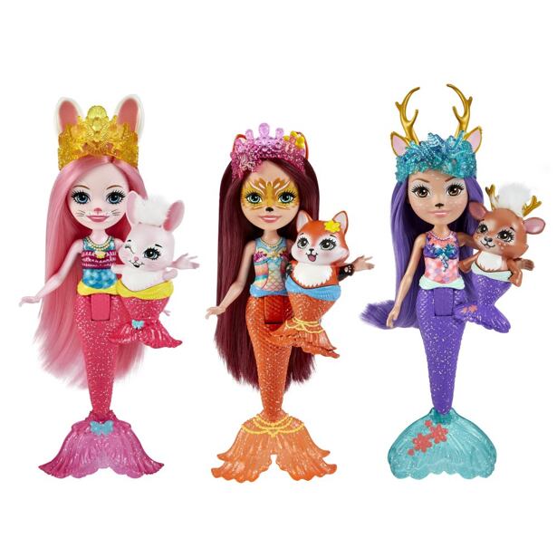 Mattel Enchantimals Mořská panna 3 ks