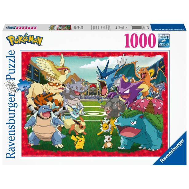 Ravensburger Pokémon Puzzle: Poměr síly, 1000 dílků