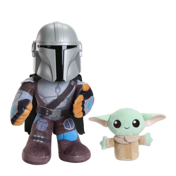 Mattel Star Wars 27 CM MANDALORIAN A MALÝ GROGU SE ZVUKY