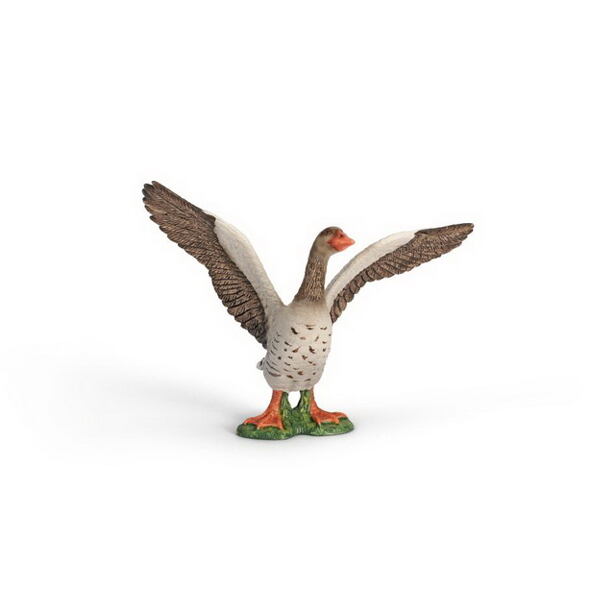 Schleich Zvieratko - húser šedý s roztiahnutými krídlami