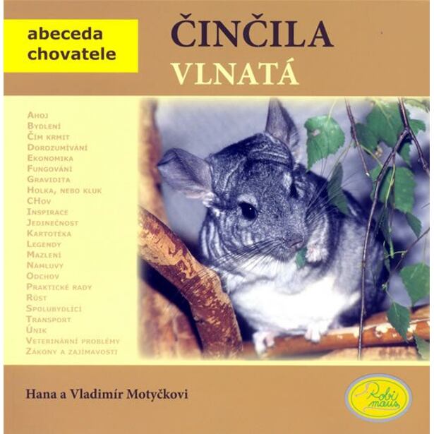 Činčila vlnatá - Abeceda chovatele