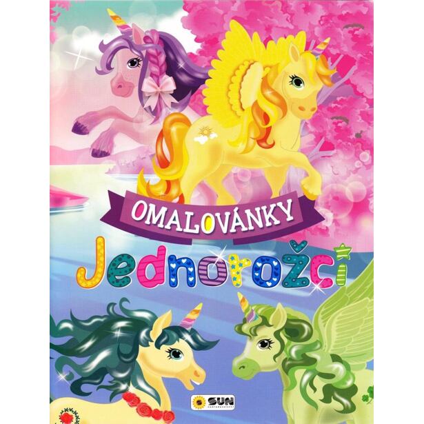 Omalovánky - Jednorožci - velká kniha