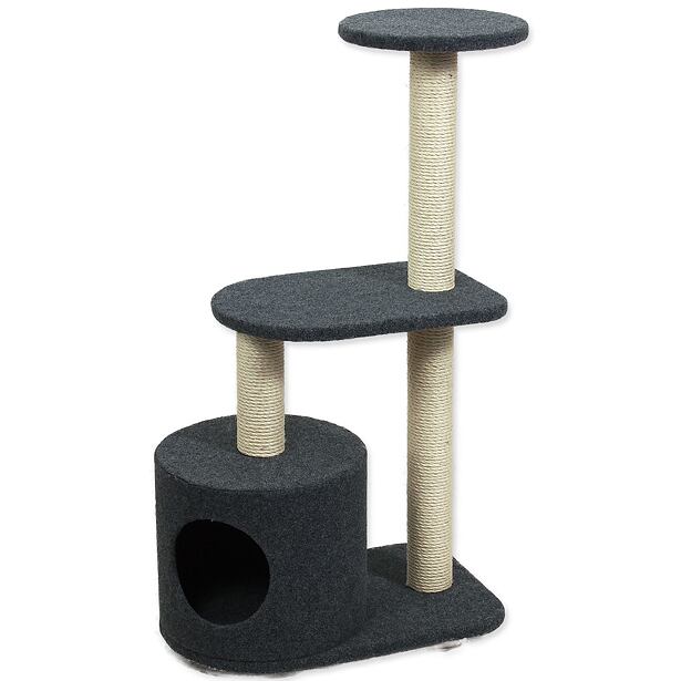 Odpočívadlo MAGIC CAT Renata koberec šedej 95 cm 1 ks