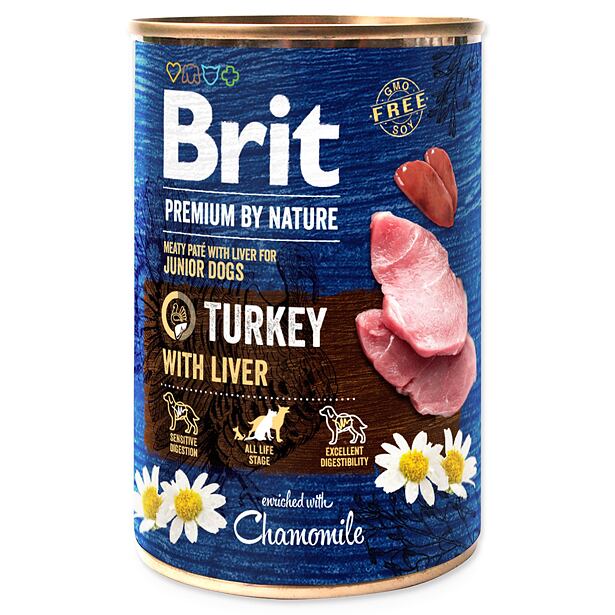 BRIT Premium by Nature Turkey with Liver 400 g