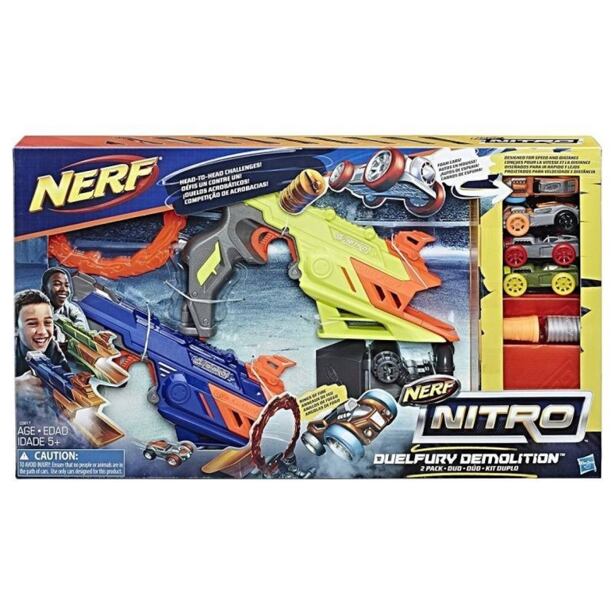 14C0817 NERF NITRO DUELFURY DEMOLITION - poškozený obal