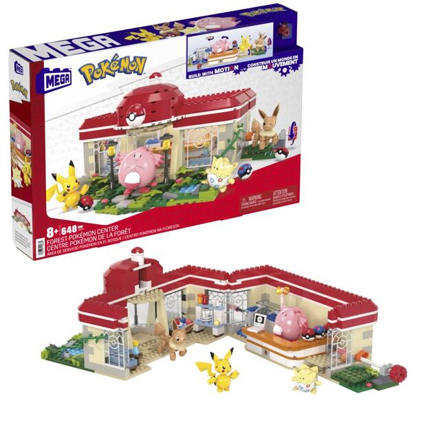Mattel Mega Construx Pokémon Pohyblivé centrum pokémonů