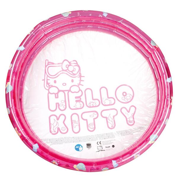 Happy People Detský bazénik Hello Kitty, 3 prstene, 122 cm
