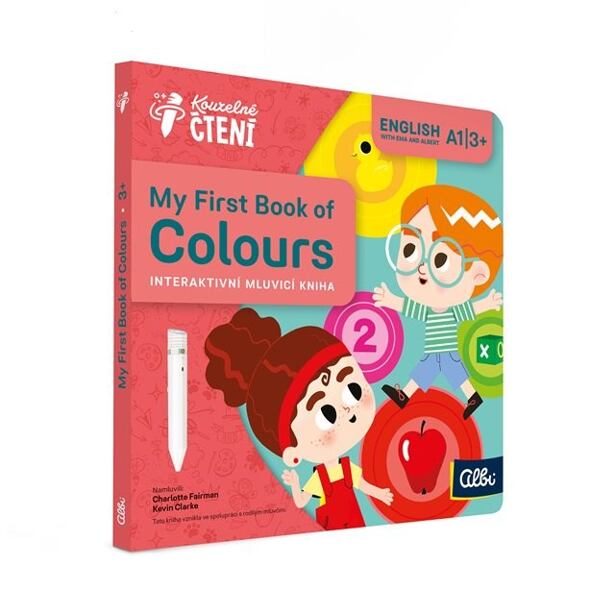 Albi Kúzelné čítanie Kniha My First English 1 - Colours CZ