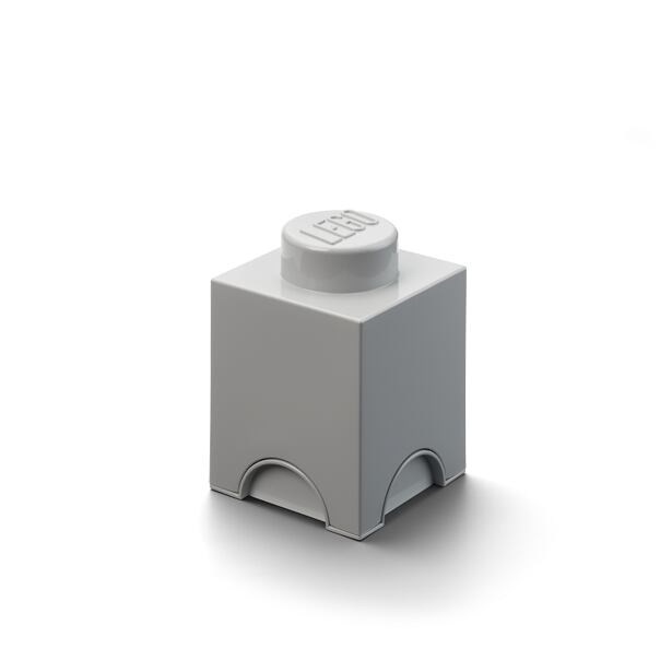 6040011740 LEGO úložný box 1 - šedá - poškozený obal