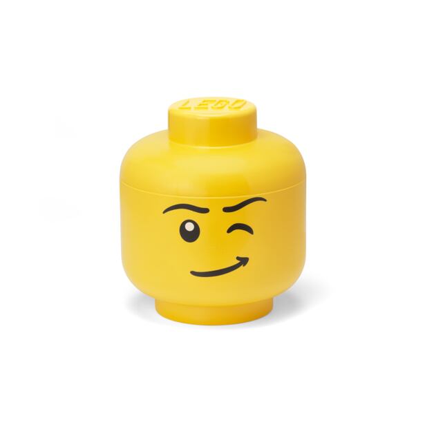 6040320802 LEGO úložná hlava (velikost L) - mrkající chlapec - poškozený obal