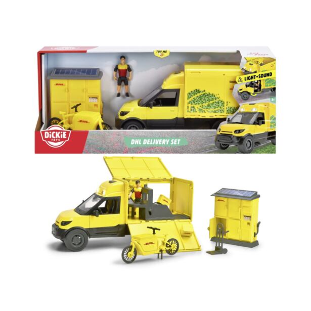 D 3747020 Dickie DHL zásilková doprava 25 cm - poškozený obal