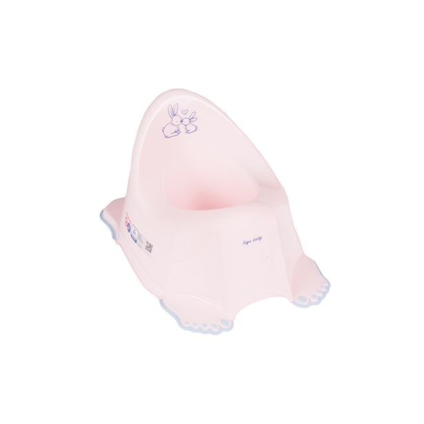TEGA Hrající dětský nočník protiskluzový Bunny růžový