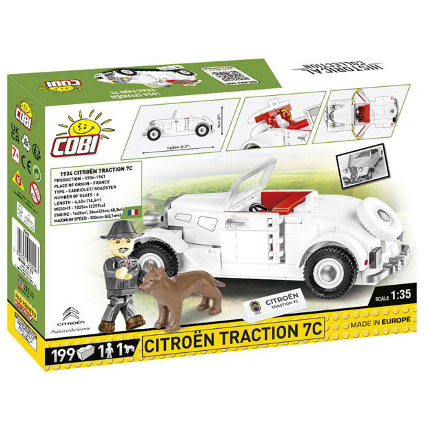 Cobi 2264 Citroën Traction 7C z roku 1934