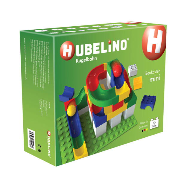 HUBELINO Guľôčková dráha - set s kockami Mini 45 Ks