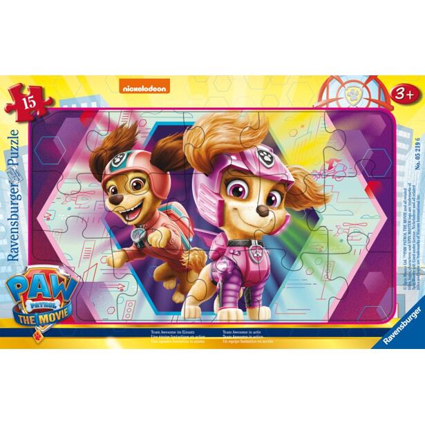 Ravensburger Paw Patrol Puzzle: Dvojica statočných záchranárov 15 dielikov