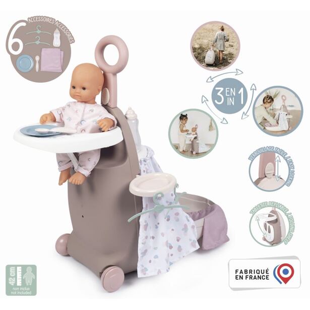 Smoby Baby Nurse Nursery kufřík 3v1