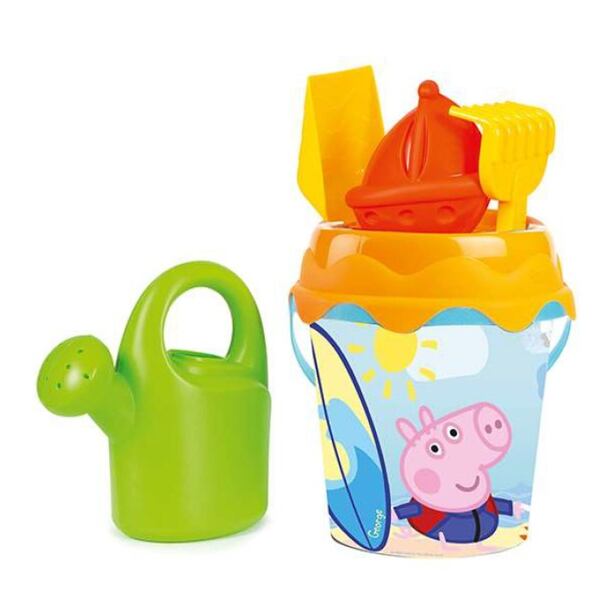 Smoby Vedierko Peppa Pig s kanvičkou a príslušenstvom, stredné