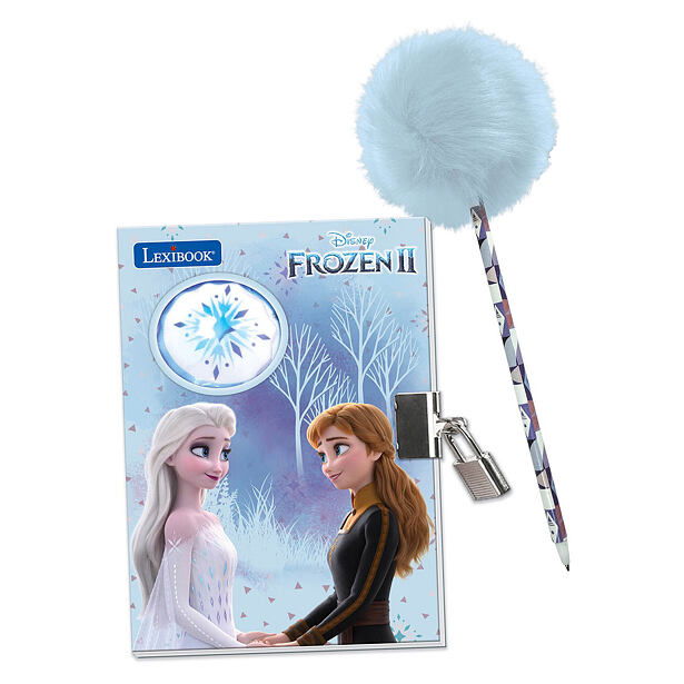 Lexibook Elektronický svítící tajný deník Disney Frozen II s příslušenstvím