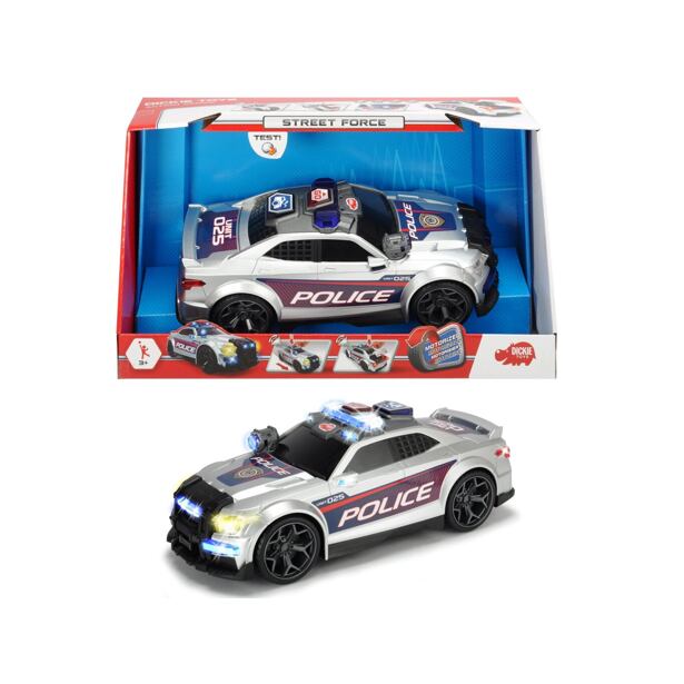 D 3308376 - AS Policajné auto Street Force 33 cm - poškodený obal