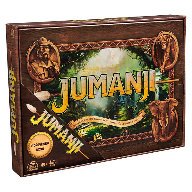 Spin Master JUMANJI společenská hra, dřevěná edice CZ