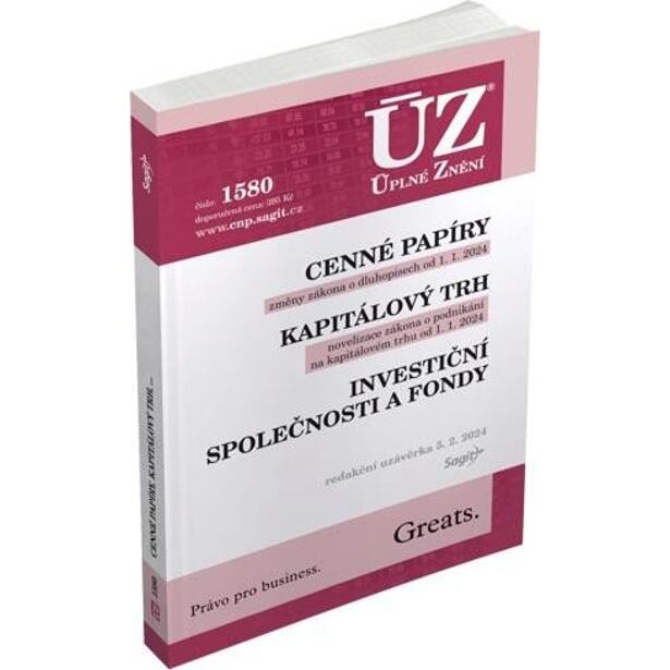ÚZ 1580 Cenné papíry