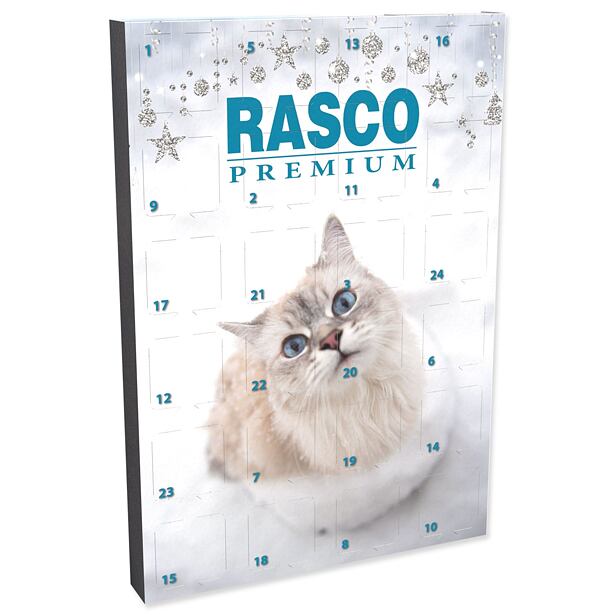 Adventní kalendář RASCO Premium pro kočky 96 g