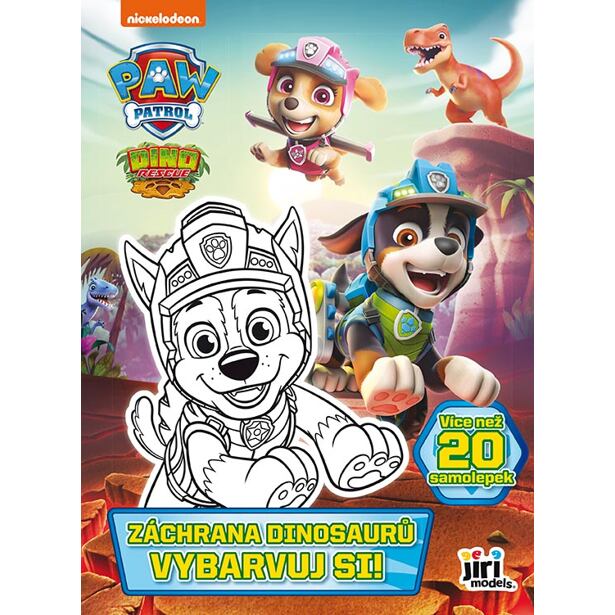 Jiri Models Vybarvuj si! Tlapková patrola Záchrana dinosaurů