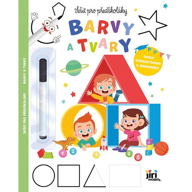 Jiri Models Sešit pro předškoláky Barvy a tvary