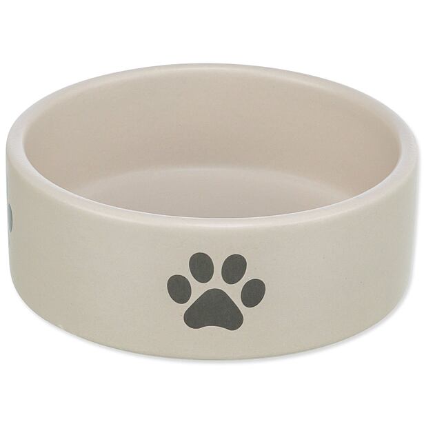 Miska Trixie keramická motiv packy šedá 0.8 l/ø 16 cm