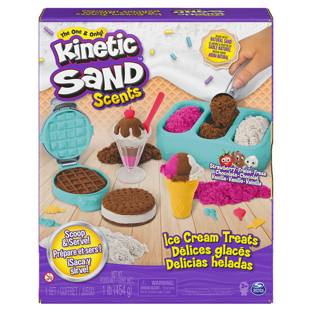 Spin Master Kinetic Sand Voňavé kopečkové zmrzliny