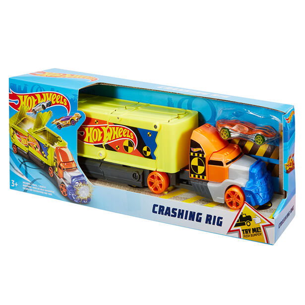 Mattel Hot Wheels Havarující ťahač