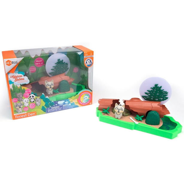 HEXBUG Lil Nature Babies - Vlk Waya a lesní doupě, velký set