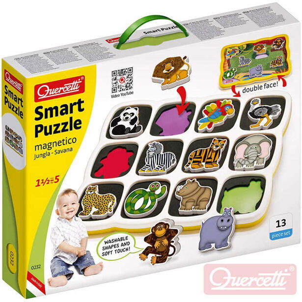 Quercetti Smart Puzzle magnetico Jungle