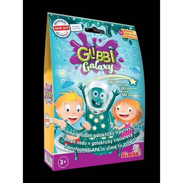 S 5953492 Glibbi Galaxy Slime sliz s hviezdičkami - poškodený obal