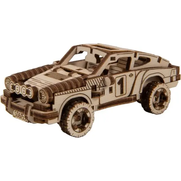 Wooden City 3D puzzle Rally car 4