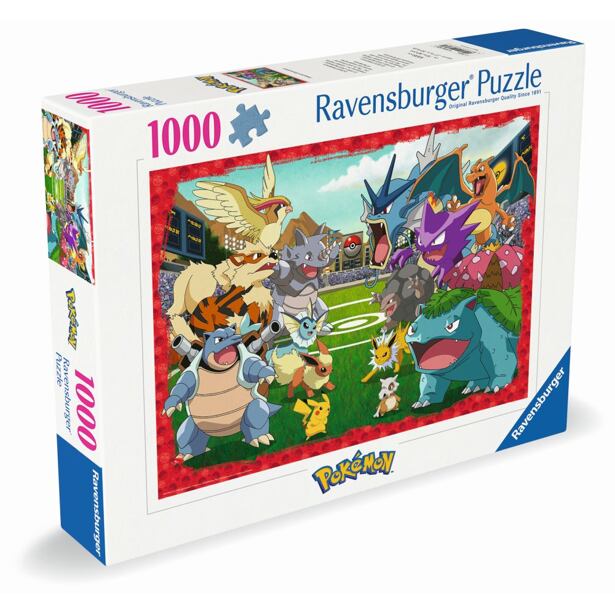 Ravensburger Pokémon Puzzle: Poměr síly, 1000 dílků