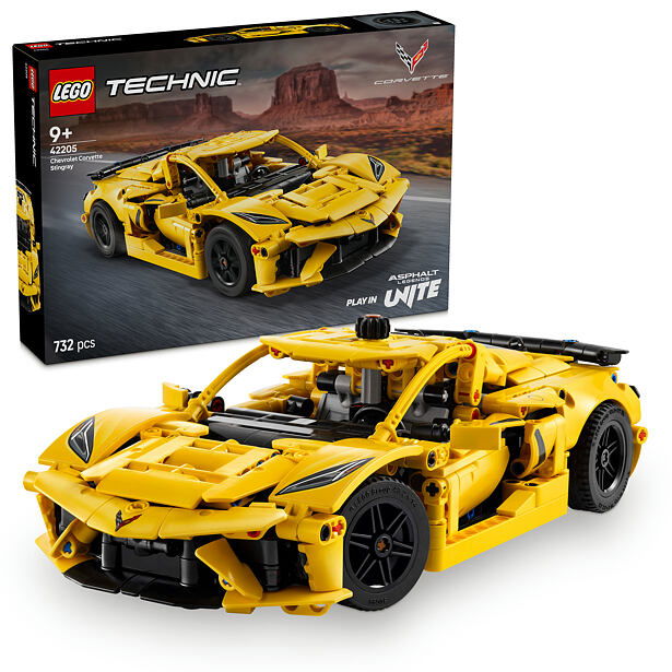 2242205 LEGO® Technic 42205 Chevrolet Corvette Stingray - poškozený obal